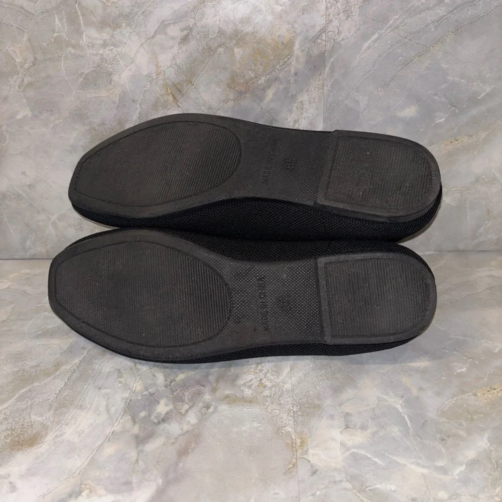 Steve Madden Brand Women’s Raine Black Knit Flats Size 8.5 - Picture 9 of 9